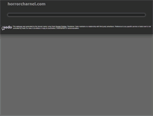 Tablet Screenshot of horrorcharnel.com